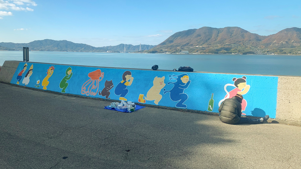 岩城島 西部地区　「海のおとを聴く」