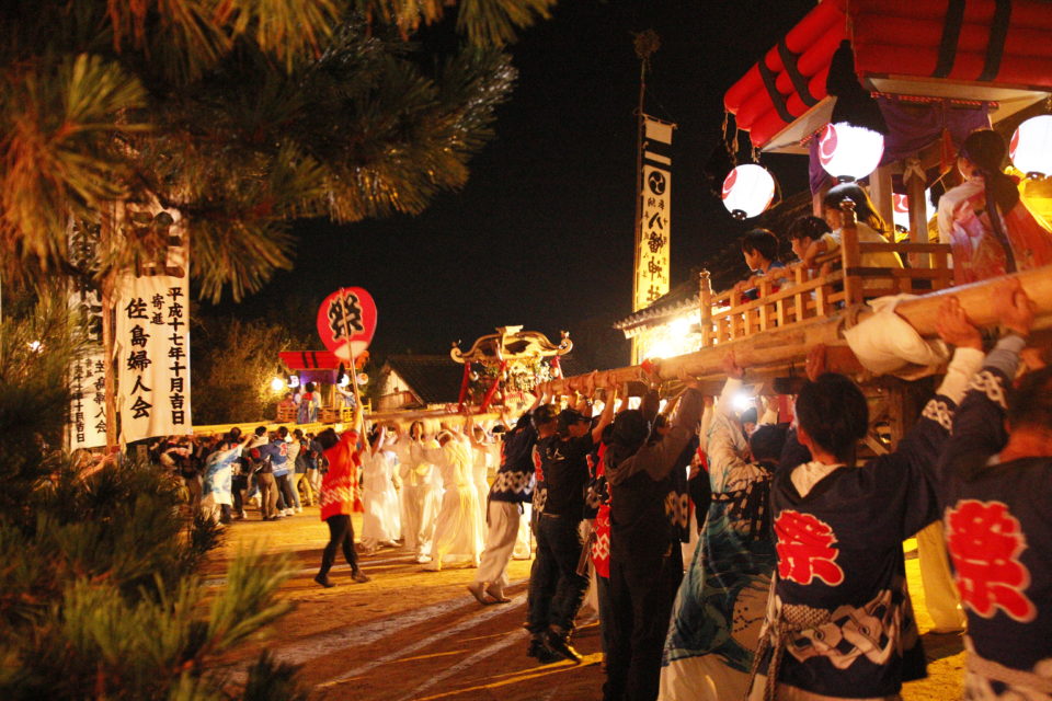 佐島の祭りのTV放送について