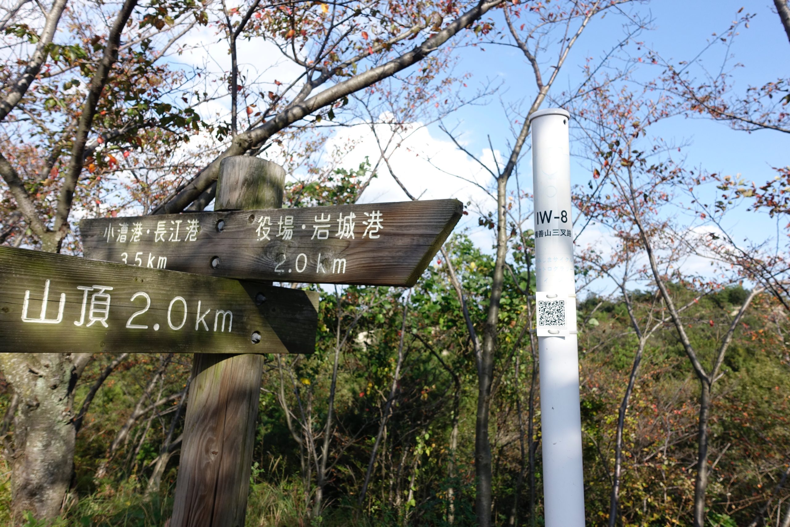 積善山三叉路